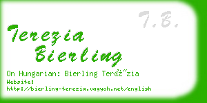 terezia bierling business card